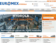 Tablet Screenshot of hydrola.com.mx
